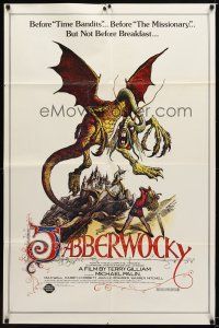 7r458 JABBERWOCKY 1sh R82 Terry Gilliam, Monty Python, great fantasy monster art!