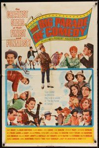 7r568 MGM'S BIG PARADE OF COMEDY 1sh '64 W.C. Fields, Marx Bros., Abbott & Costello, Lucille Ball