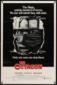 7r610 OCTAGON 1sh '80 Chuck Norris is the only man who can stop the unholy masters of terror!