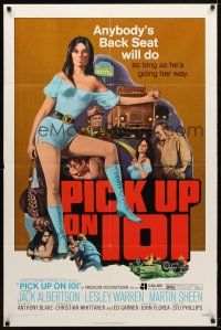 7r669 PICK UP ON 101 1sh '72 sexy Lesley Ann Warren knows where she wants to go!
