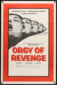 7r763 ROOM 11 1sh R70s Bunny Yeager photography, x-rated, Orgy of Revenge!