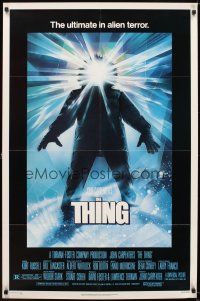 7r916 THING 1sh '82 John Carpenter, sci-fi horror art, ultimate in alien terror!