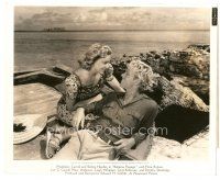 7s118 BAHAMA PASSAGE 8x10 still '41 romantic close up of Madeleine Carroll & young Sterling Hayden!