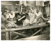 7s181 CARMEN JONES 7.5x9.5 still '54 great image of Dorothy Dandridge in catfight on table!