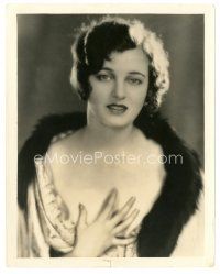 7s221 CORINNE GRIFFITH 8x10 still '26 the pretty actress wearing fur in Mademoiselle Modiste!