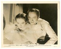 7s241 DEATH TAKES A HOLIDAY 8x10 still '34 best close up of Fredric March & Evelyn Venable!