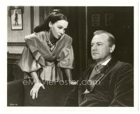 7s254 DOCTOR'S DILEMMA deluxe 8x10 still '59 Leslie Caron asks Robinson to save the man she loves!