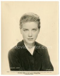 7s255 DOLORES HART 8x10 still '57 head & shoulders c/u of the beautiful actress who became a nun!