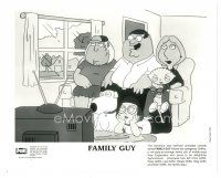 7s306 FAMILY GUY TV 8x10 still '99 great cartoon image of the Griffin family on couch!