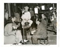 7s372 HARVEY candid 8x10 still '50 director Henry Koster conducts rehearsal before shooting scene!