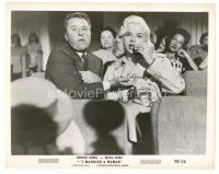 7s401 I MARRIED A WOMAN 8x10 still '58 George Gobel in movie theater with gorgeous Diana Dors!