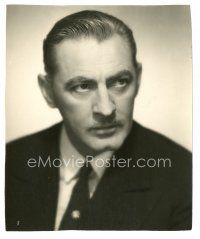 7s451 JOHN BARRYMORE 7.5x9 still '33 great head & shoulders portrait from Counsellor at Law!