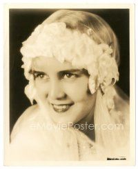 7s468 JUST MARRIED 8x10 still '28 super close smiling portrait of pretty Ruth Taylor by Hommel!