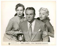 7s480 KISS TOMORROW GOODBYE 8x10 still '50 James Cagney between Barbara Payton & Helena Carter!