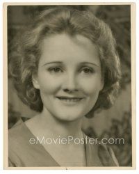 7s513 LETTER 8x10 still '29 head & shoulders smiling portrait of pretty Jeanne Eagels!