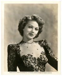 7s586 MARTHA O'DRISCOLL 8x10 still '45 head & shoulders portrait wearing sexy lace outfit!