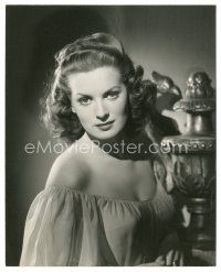 7s602 MAUREEN O'HARA 8x10 still '51 close up of the beautiful Irish actress in sexy low-cut gown!