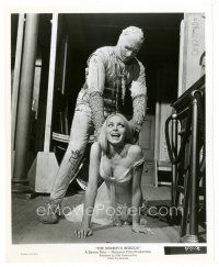 7s631 MUMMY'S SHROUD 8x10 still '67 Hammer horror, bandaged monster attacking sexy Maggie Kimberly