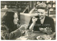 7s661 NOW, VOYAGER 7x9.75 still '42 close up of Bette Davis eating ice cream with Janis Wilson!