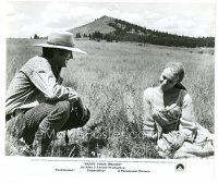 7s677 PAINT YOUR WAGON 8x9.5 still '69 Clint Eastwood smiles at pretty Jean Seberg in field!