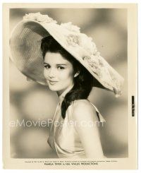 7s678 PAMELA TIFFIN 8x10 still '61 portrait of the beautiful actress wearing great hat!