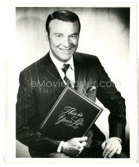 7s721 RALPH EDWARDS TV 8.25x10.25 still '70 smiling portrait of the This is Your Life host!