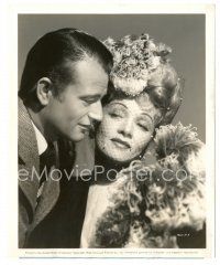 7s835 SPOILERS 8x10 still '42 best close up of John Wayne & sexy Marlene Dietrich!
