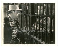 7s834 SPOILERS 8x10 key book still '42 John Wayne is thrown in jail for murdering town marshal!