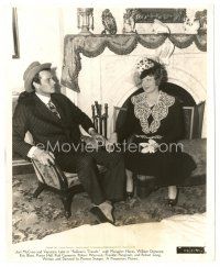 7s859 SULLIVAN'S TRAVELS 8x10 still '41 Joel McCrea sitting with Esther Howard by fireplace!