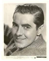 7s899 THIS ABOVE ALL 8x9.75 still '42 super close up smiling portrait of Tyrone Power!