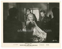 7s928 TOUCH OF EVIL 8x10 still '58 scared Janet Leigh surrounded by thugs in leather jackets!