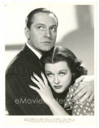 7s929 TRADE WINDS 7.75x10 still '38 close up of Fredric March holding sexy Joan Bennett!