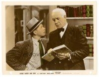 7s043 JUDGE HARDY & SON color-glos 8x10 still '39 c/u of Mickey Rooney as Andy Hardy w/Lewis Stone!
