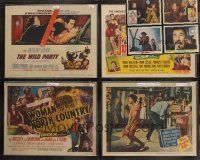 7t035 LOT OF 96 LOBBY CARDS '40 - '82 many images from a variety of great movies!