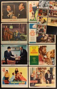 7t043 LOT OF 15 LOBBY CARDS '40s-70s Frank Sinatra, Bing Crosby, Gary Cooper, Kim Novak & more!