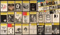 7t079 LOT OF 48 PLAYBILLS '60s-80s lots of information & images from Broadway shows!