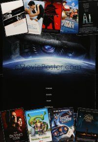 7t146 LOT OF 29 UNFOLDED DOUBLE-SIDED ONE-SHEETS '96 - '09 Transformers, Da Vinci Code & more!