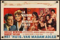 7w489 HOUSE IS NOT A HOME Belgian '64 Shelley Winters, Robert Taylor & 6 sexy hookers in brothel!