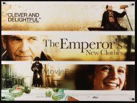 7w317 EMPEROR'S NEW CLOTHES DS British quad '02 wacky image of Ian Holm as Napoleon!