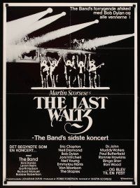 7w583 LAST WALTZ Danish '78 Martin Scorsese, it started as a rock concert & became a celebration!