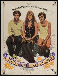 7w388 DRAMA OF JEALOUSY & OTHER THINGS French 23x32 '71 Yves Thos & Ferracci artwork of top cast!