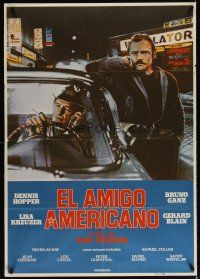 7w094 AMERICAN FRIEND Spanish '78 Dennis Hopper, Bruno Ganz, Wim Wenders directed!