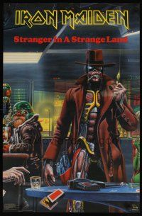 7x761 IRON MAIDEN commercial poster '86 Stranger in a Strange Land, Riggs art of Eddie!