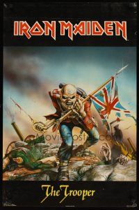 7x753 IRON MAIDEN commercial poster '84 Trooper, Riggs art of Eddie as soldier!
