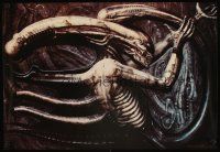 7x775 NECRONOM IV commercial poster '76 H.R. Giger artwork of Alien-like creature!