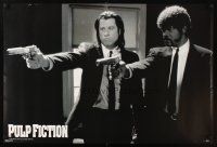 7x778 PULP FICTION commercial poster '94 Quentin Tarantino, John Travolta & Samuel L. Jackson!