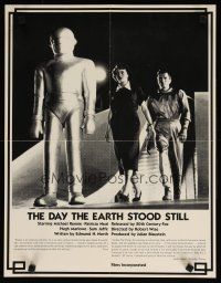 7x493 DAY THE EARTH STOOD STILL special 17x22 R70s Robert Wise classic, Gort, Patricia Neal!