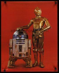 7x501 EMPIRE STRIKES BACK special 19x24 '80 Lucas' sci-fi classic, droids, C-3PO & R2-D2!