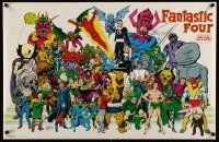 7x510 FANTASTIC FOUR special 22x34 '84 John Byrne artwork of many characters!