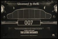 7x537 LIVING DAYLIGHTS special 12x18 '86 great image of classic Aston Martin grill!